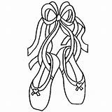 Ballet Shoes Coloring Pages Dance Pointe Colouring Color Nutcracker Ballerina Getcolorings Printable Print Getdrawings sketch template