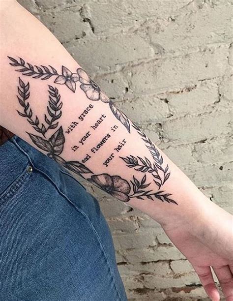 17 Typewriter Font Tattoos For The Girl Who Has A Way With Words