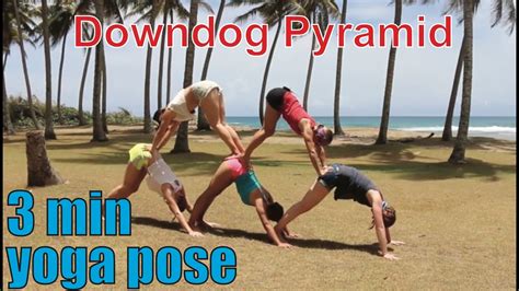 minute yoga pose downdog pyramid youtube