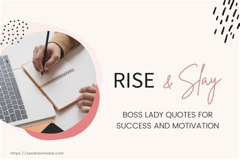 75 Boss Lady Quotes For Success And Motivation Sandra S Media