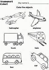 Transportation Coloring Preschool Pages Means Worksheets Color Land Worksheet Printable Print Kids Kindergarten English Coloringpages Cement Mixer Air Sheets Theme sketch template