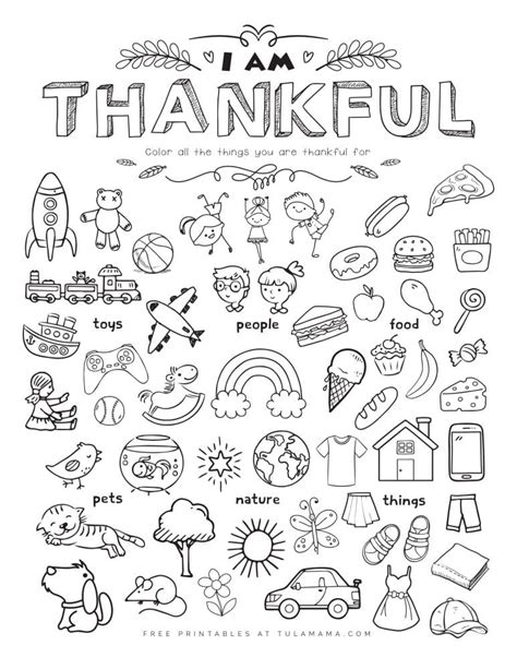 thanksgiving coloring pages   thankful    thankful