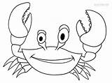 Crab Coloring Pages Kids Drawing Printable Cool2bkids Blue Sketch Template sketch template