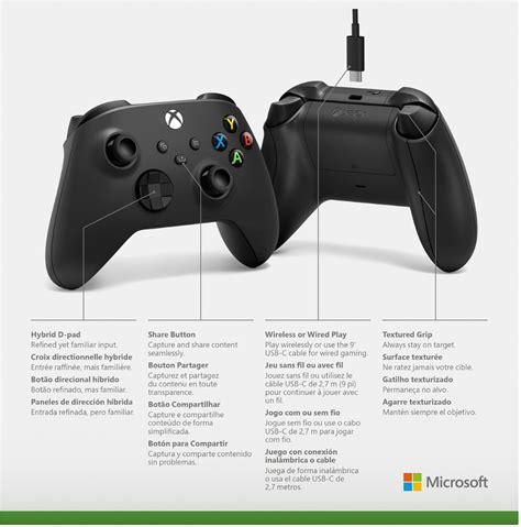 Microsoft Controller For Xbox Series X S And Xbox One Usb C® Cable