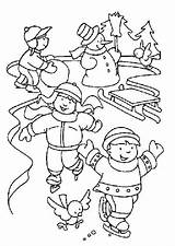 Winter Coloring Pages Fun Getcolorings sketch template
