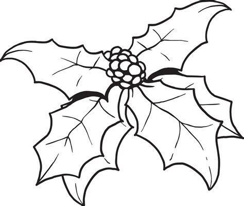 coloring book holly coloring pages