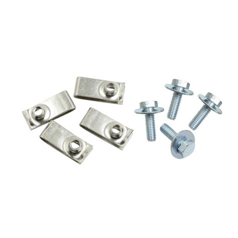 pcs metal spring  type clip  screws car fender trim moulding fastener walmartcom