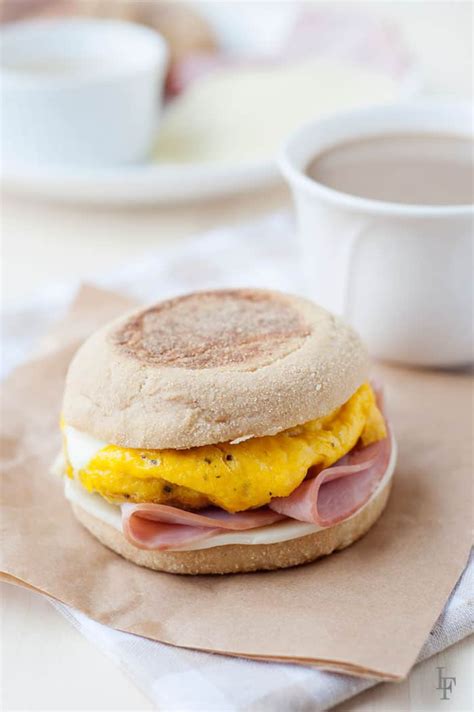 english muffin breakfast sandwich recipe   english muffin