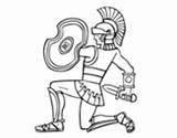 Soldato Colorare Soldado Magno Romano Imperio Agachado Accovacciato Busto Visitados Acolore sketch template