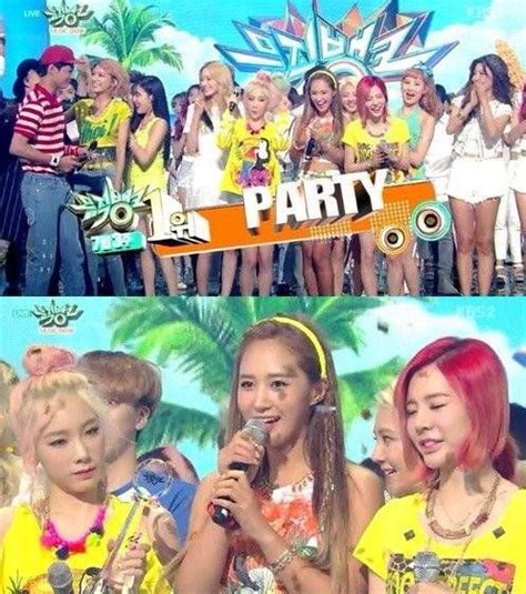 Girls Generation Celebrate Their 100th Win Since Debut