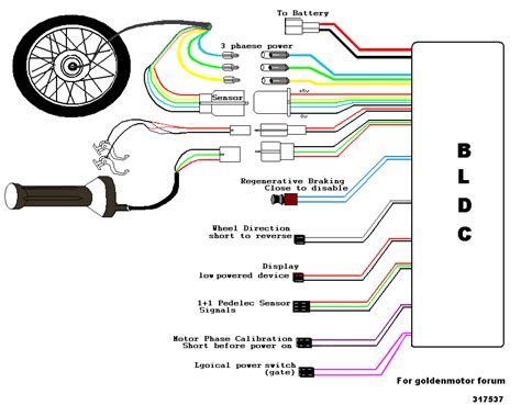 brushless motor controller wiring diagram wiring