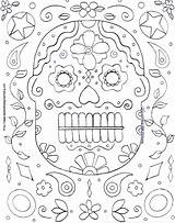 Coloring Halloween Pages Hard High Mask Dia Lit Muertos School Colouring Los Print Color Printable Really Clipart Difficult Resolution Dead sketch template