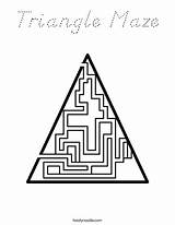Coloring Triangle Maze Favorites Login Add sketch template