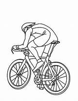 Ride Coloring Cycling Bicycle Athletes Coloriage Button Using Print Directly Grab Otherwise Feel Please sketch template