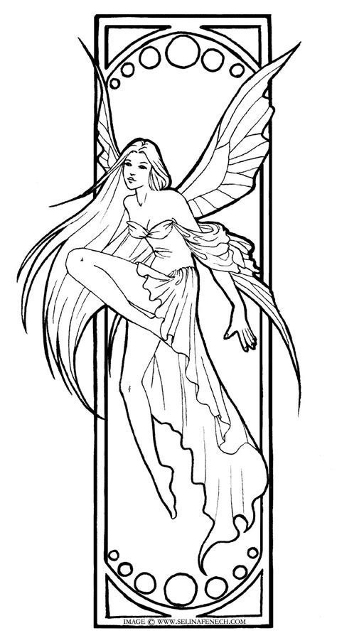 moon phase similar pattern fairy coloring pages fairy coloring