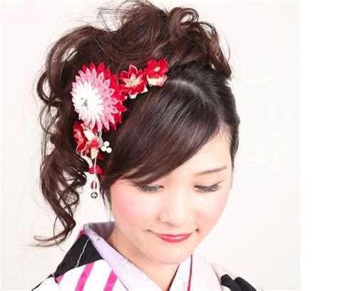 kimono hair in japan