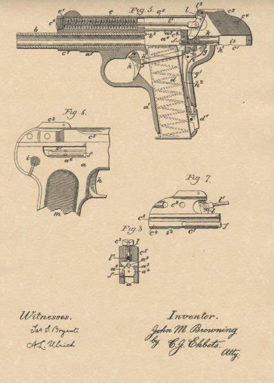 handguns schematics browning collectors association