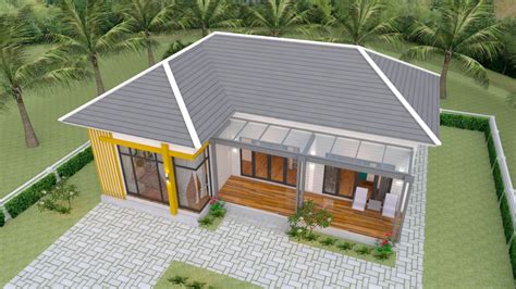 small house plans    bedrooms hip roof samhouseplans