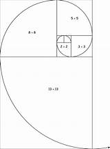 Fibonacci Schnitt Spiral Goldene Goldener Phi Sequence Spirale Geometrie Vismath Kunst Composition Heilige Zirkel Proportion Snittet Gyllene Zeichnen Logarithmic Graphisme sketch template