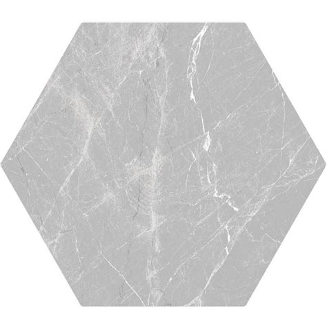 cosmo silver marbled porcelain hexagon tile tile club