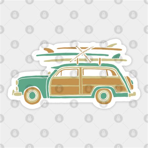 surf car surf sticker teepublic