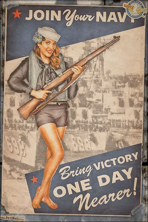Propaganda Pinups Join Your Navy By Warbirdphotographer