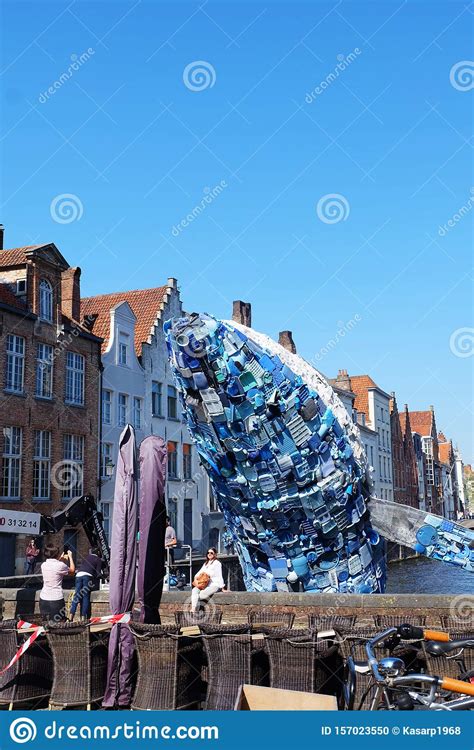 belgium  skyscraper  bruges whale whale   plastic ocean waste breaches