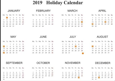 month calendar  page