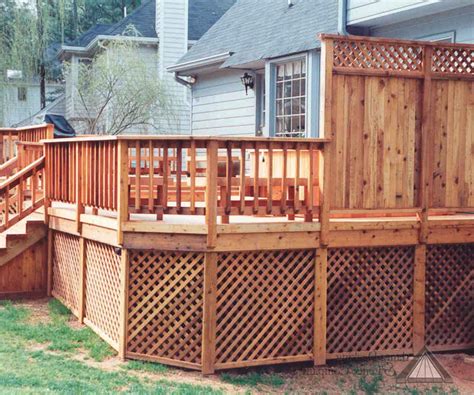Privacy Screen Made Of Wood For Deck Idea Wood Deck Outdoor Design