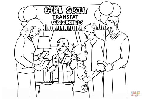 girl scout coloring pages books    printable