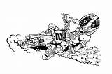 Dirt Coloring Bike Pages Printable Motocross Kids Template Templates sketch template