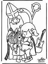 Sinterklaas Nicolae Mos Colorat Nikolaus Cadouri Sankt Sint Planse Fise Kleurplaten Nicolas Annonce Anzeige Advertentie Malebog Jetztmalen sketch template