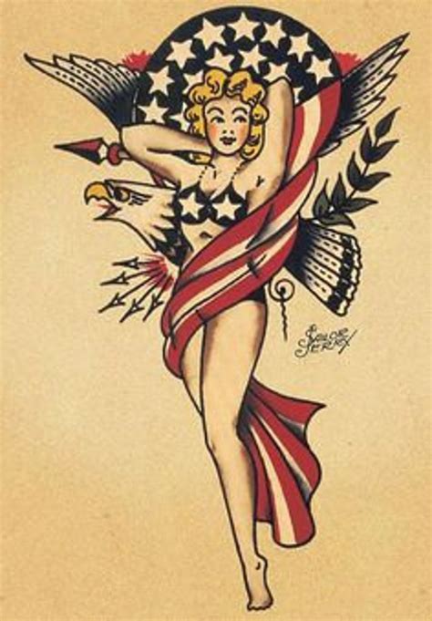 sailor jerry pin up girl tattoos tatto pictures