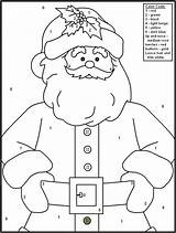 Color Code Pages Christmas Getcolorings Printables sketch template
