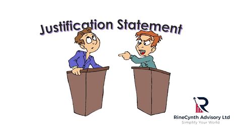 write  justification statement   study youtube