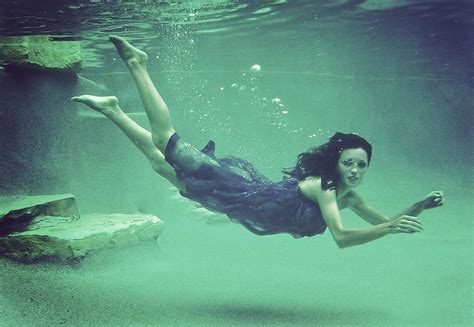 Floating Girl Underwater Underwater Portrait Underwater Photography