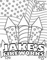 Fireworks Coloring Pages Printable Kids Drawing Sparkler Bestcoloringpagesforkids sketch template