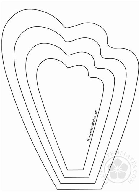 printable giant flower template  flower petal flower petal