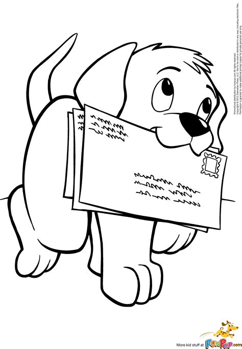 coloring dog pages