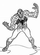 Spiderman Coloring Venom Pages Carnage Drawing Cartoon Spider Man Printable Evil Kids Color Sheets Print Characters Consisting Great Popular Drawings sketch template