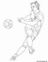 Coloring Pages Soccer Players Coloriage Player Lampard Messi Frank Griezmann Neymar Ronaldo Ausmalbilder Printable Antoine Football Color Colouring Kids Fußball sketch template