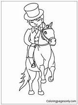 Boy Horse Training Coloring Online Pages Color Coloringpagesonly sketch template