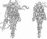 Demon Diablo Coloring Armor Hunter Pages Iii Printable Action Drawings 88kb 334px sketch template
