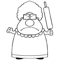 grandmother coloring pages  getdrawings
