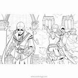 Assassin Altair sketch template
