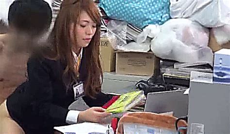 casual ignored sex fetishism japanese girl fucked at work