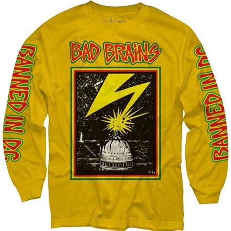 Bad Brains Lightning On Front Banned In Dc On Sleeves On A Yellow