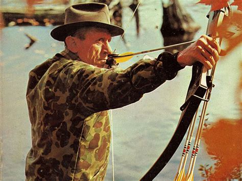 bowhunting pioneer fred bear remains  legend  outdoor community bowhunter