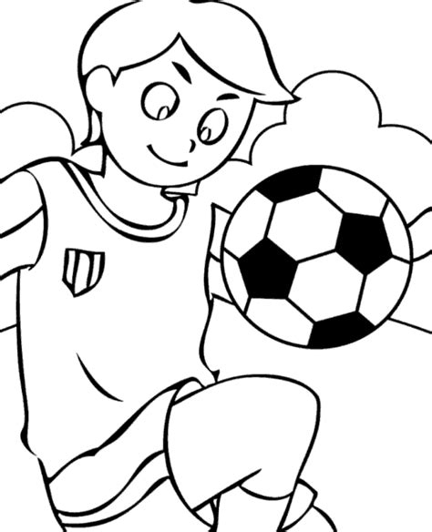boy   soccer ball topcoloringpagesnet