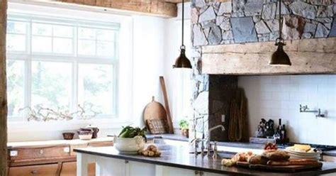 amazing  love    decor pinterest stone kitchen wood stone
